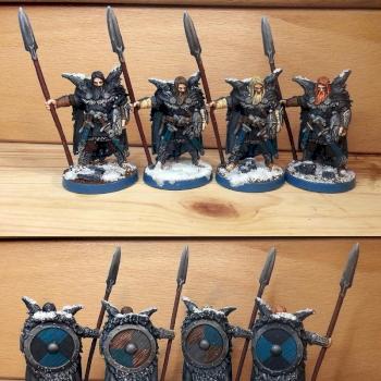 Some of the Raven Clan from Blood Rage (speed painted for the table) by Big_Bunny