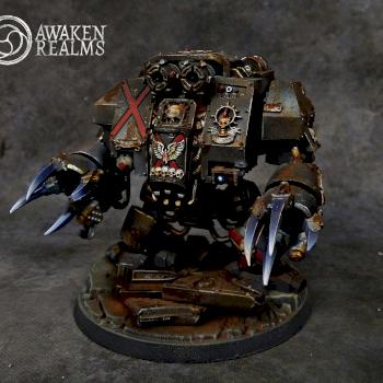 Blood Angels Death Company Dreadnought by Awaken Realms