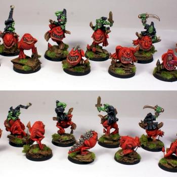 Night Goblin Squig Hoppers by UnlimitedColours