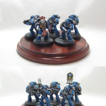 30K Ultramarines Veteran Tactical Squad by Quantra