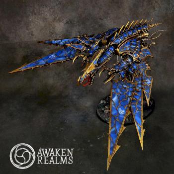 Chaos Space Marines Tzeentch Heldrake by Awaken Realms