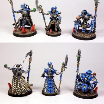 Necrons Lords by UnlimitedColours