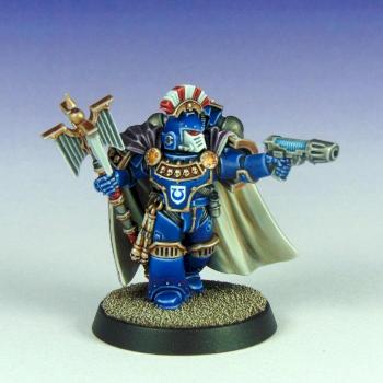 Ultramarines chaplain by SuperblyPaintedMiniatures