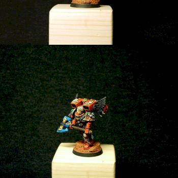 Blood Angels Captain with jump pack (conversioned Lord Executioner) by Nikolay Legat