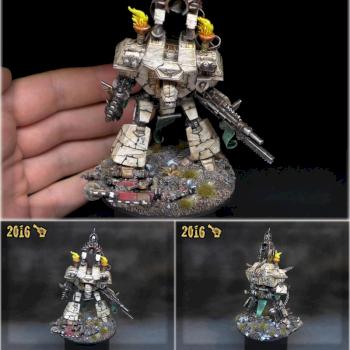 Scar_hand Painting - Epic 40,000 Warlord Titan by Nazroth by Nazroth