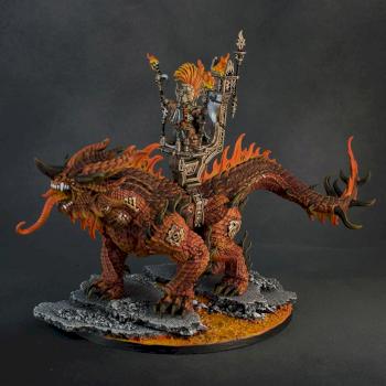 Fyreslayers Magmadroth by TheMiniatureWorkshop