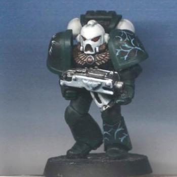 Space marine en armure MK VII by pti scab