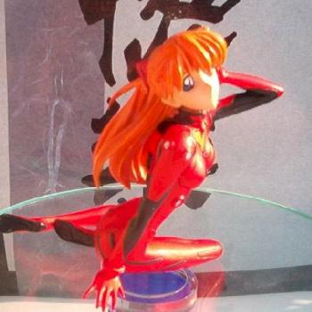 1/8 EVA Asuka Plug suit sitting by Fay