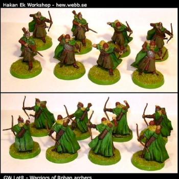 Warriors of Rohan - 8 archers by bakalla