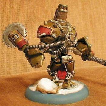 Warmachine Protectorate Conversion Rear view by moonwhim