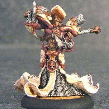 Menoth Protectorate Warcaster Feora, Priestess of the Flame by ModelPainter