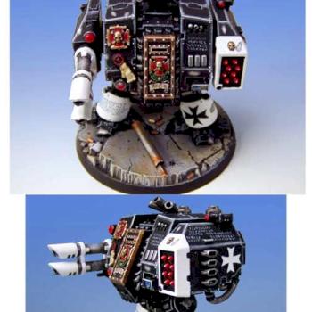 Black Templar Dreadnought by CaptNarcissisto