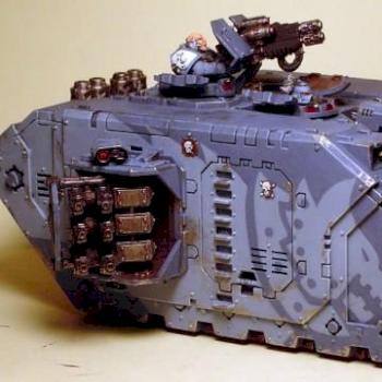 Iron Wolves Land Raider Crusader by amory