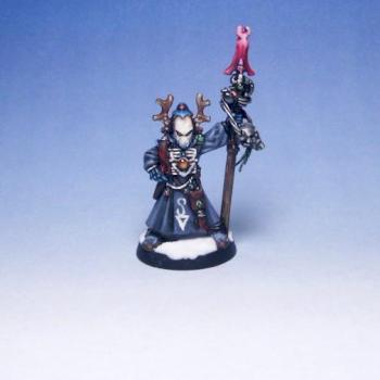 Eldar Warlock w/ necron head (repost) by uglyamericanV1.5