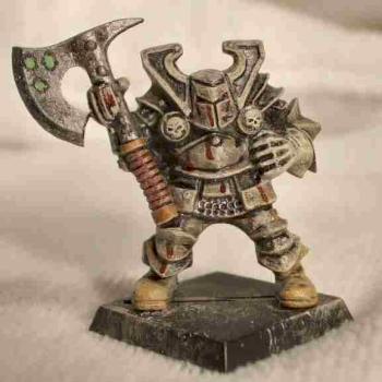 30 mins speed painting entry: Nurgle chaos warrior by Silverthorn