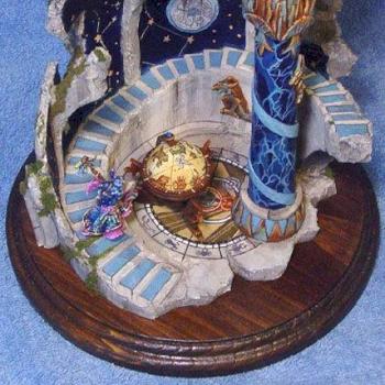 Top view of diorama for Meliador the Celestial by James by Wappellious