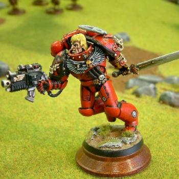 Blood Angel Inquisitor Space marine by TheMightyThrud