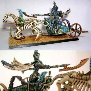 Khemri special character on chariot by Gelflin