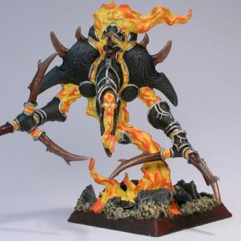 Confrontation Fire Elemental by Palaemon