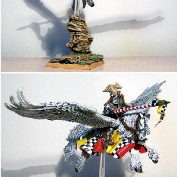 Bretonnian Royal Pegasus on Reaper model by Voltar.79