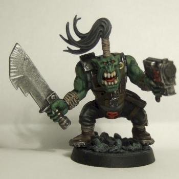 40K ORK BOY 2 by capt mannering