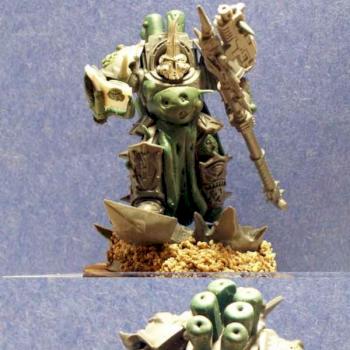 chaos space marine nurgle sorcerer by jdmchaos