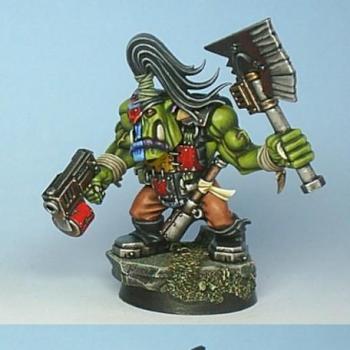 Black Reach Ork Nob (Free Mini from WD 345) by tidoco2222