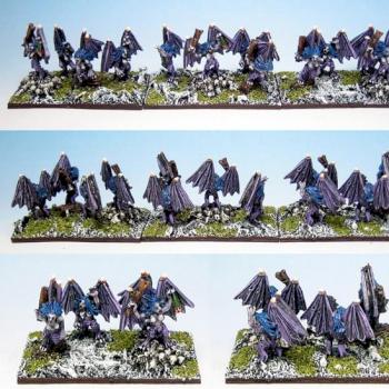 Warmaster (10mm) Dark Elf Harpies by legdba