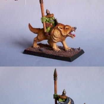 Goblin wolf rider by Coba