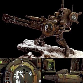 tau Broadside battlesuit (mecha) GDUK 08 by fildunn