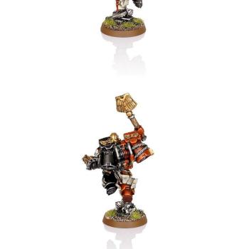 Space Marine Chaplain with Jump Pack @ heavy metal quality by hesperax