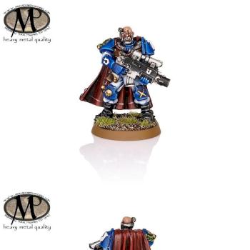 Space Marine Ultramarine Sergeant Telion @ heavy metal quality by hesperax