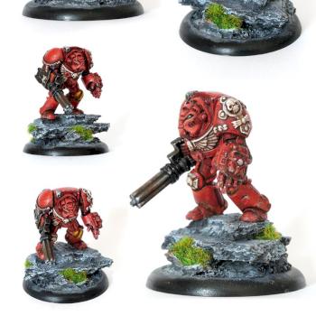 Space Marine Blood Angel Terminator by infrared