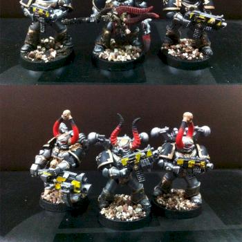 Chaos Space Marines - Iron Warriors by aelance