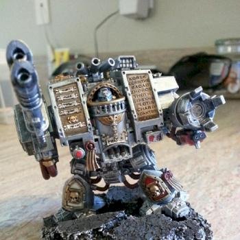 First Grey Knight Dreadnought by Gunmetalgrey