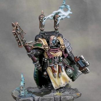 Dark Vengeance Limited Edition Interrogator Chaplain Seraphicus - Bronze 40K Single Category GDUK'12 by Wiltrichs