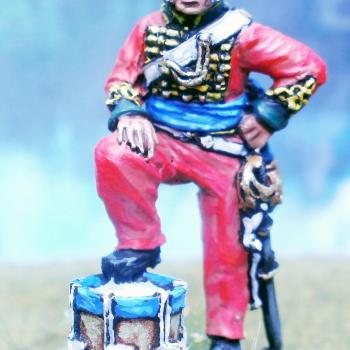 French Hussar Officer 28mm by Whitbydave