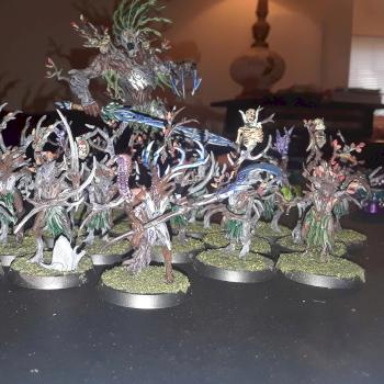 sylvaneth army by Pandakat