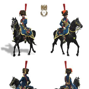 Officier d'Artillerie de la Garde Impériale à Cheval, 1809 by ANDREAEUROPE