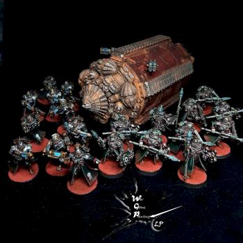 Adeptus Mechanicus Termite Assault Drill + Troops Warhammer 40K by CroWarGamePainting