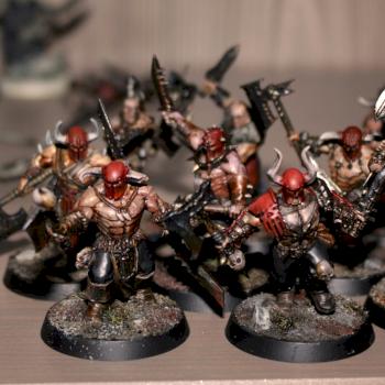 Khorne Bloodbound Bloodreavers by necsandr