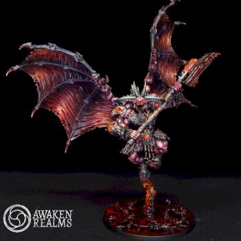 Deamons of Chaos Bloodthirster of Khorne by Awaken Realms