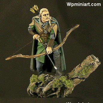 Elf Archer, Legolas, Lord of the Rings 54mm Miniature by funkyyuzzam