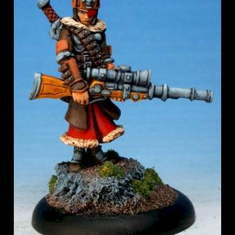 Khador Widowmakers Female Trooper by kickboxer