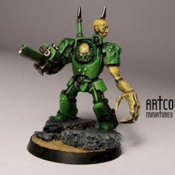 Nurgle Terminator Lord by artcoven