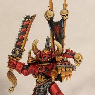 Aspiring Champion of Khorne - Baltimore 2005 40k Single Silver by Silphid