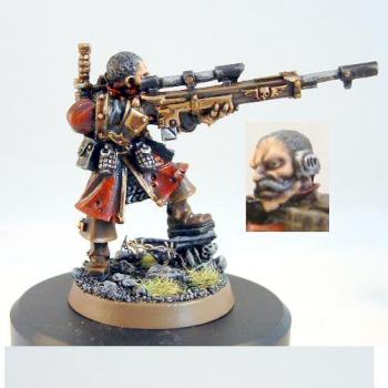 WH40k Vostroyan sniper by darkartminiatures