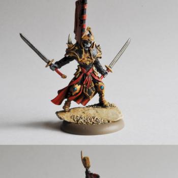 Skorne Praetorian Swordsmen Officer by MiniKingdom