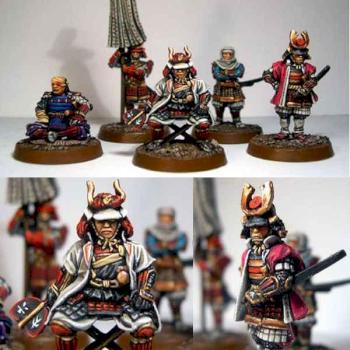 Samurai- Takeda Shingen and retainers by Brother Tom