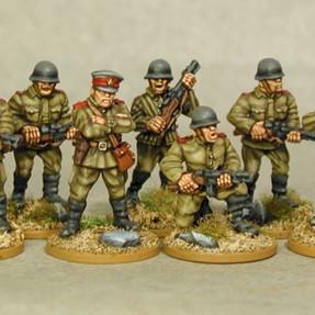 WWII Soviet Dismounted Tank Riders by witchhunter